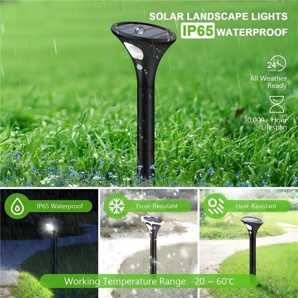 Immax 08502L - LED Solarna svetilka s senzorjem LED/1W/3,7V 6000K IP65