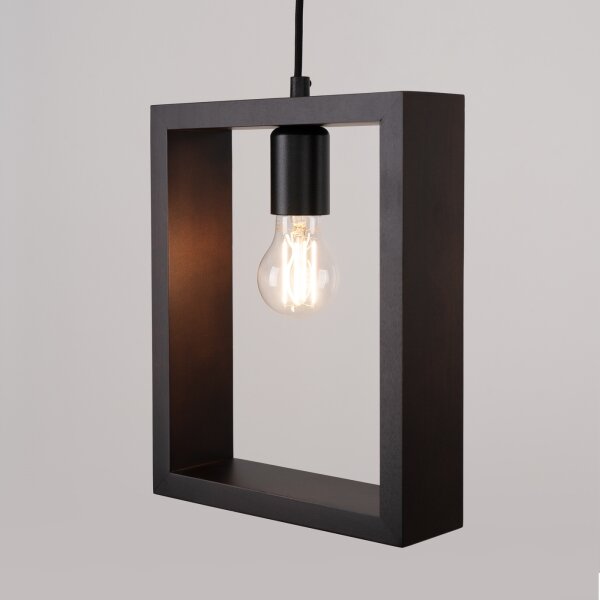 Sollux SL.1311 - Lestenec na vrvici ARIES 1xE27/15W/230V bukev/wenge