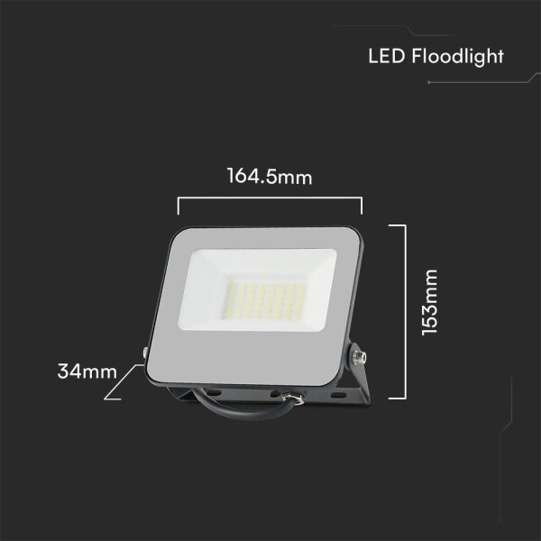 LED RGBW Zatemnitveni reflektor LED/30W/230V IP65 siva + Daljinski upravljalnik