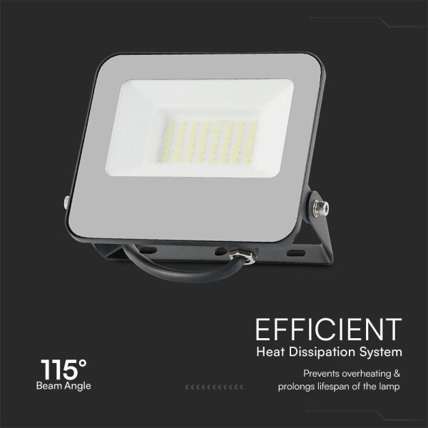 LED RGBW Zatemnitveni reflektor LED/30W/230V IP65 siva + Daljinski upravljalnik