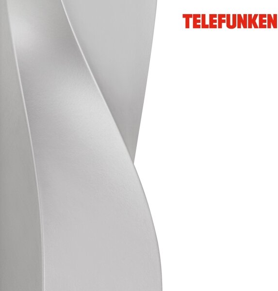 Telefunken 312704TF-LED Zunanja stenska svetilka 2xLED/5,5W/230V IP44 srebrna