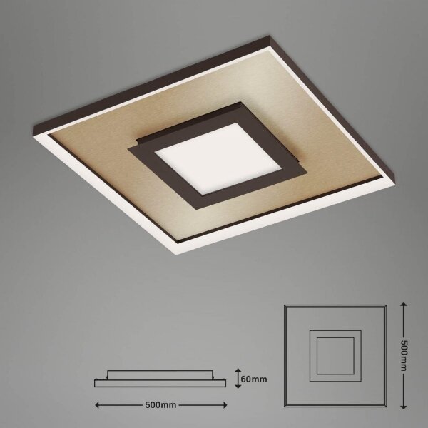 Briloner 3641-017 - LED Zatemnitvena svetilka FRAME LED/30W/230V 2700-6500K + Daljinski upravljalnik