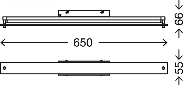 Briloner 2240-118 -LED Zatemnitvena kopalniška osvetlitev ogledala LED/8W/230V IP44