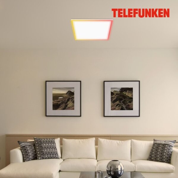 Telefunken 321206TF - LED RGBW Zatemnitvena svetilka LED/18W/230V 3000-6500K + Daljinski upravljalnik