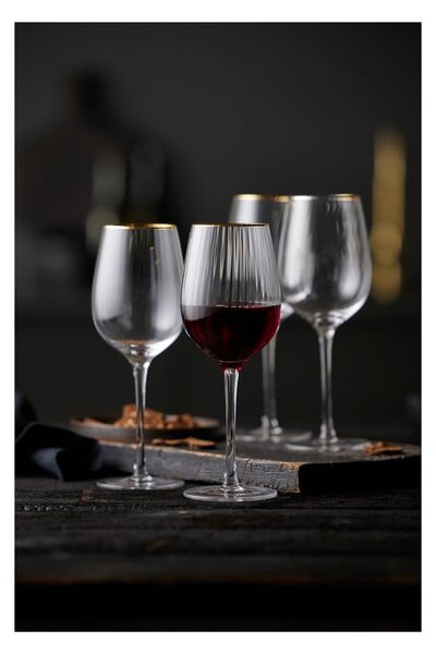 Kozarci v kompletu 4 ks za vino 300 ml Palermo – Lyngby Glas