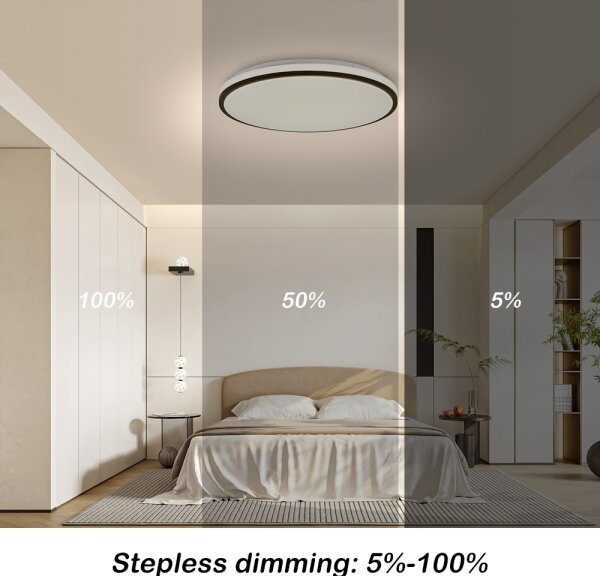 Brilagi - LED Zatemnitvena svetilka SMART LED/36W/230V pr. 45 cm Wi-Fi Tuya + Daljinski upravljalnik