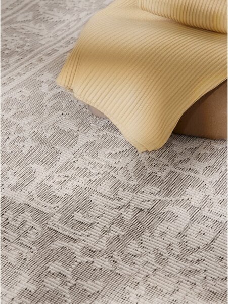Sivo-slonokoščena notranja in zunanja preproga 120x170 cm Duet Kona – NORTHRUGS