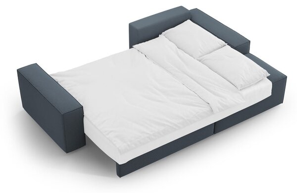 Modra raztegljiva kotna sedežna garnitura (desni kot) Jodie – Micadoni Home