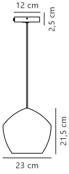 Nordlux - Lestenec na vrvici ORBIFORM 1xE27/40W/230V črna/siva