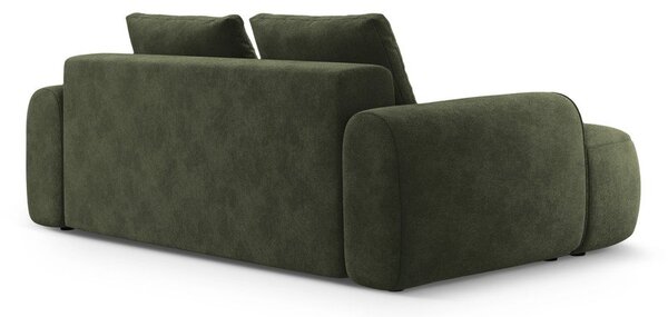 Zelena žametna sedežna garnitura 200 cm Linz – Cosmopolitan Design