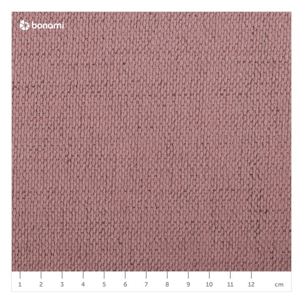 Rožnata oblazinjena zakonska postelja s prostorom za shranjevanje z letvenim dnom 160x200 cm Lupine – Micadoni