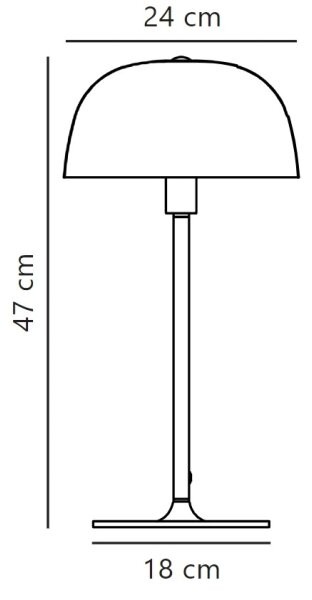 Nordlux - Namizna svetilka CERA 1xE14/40W/230V zlata