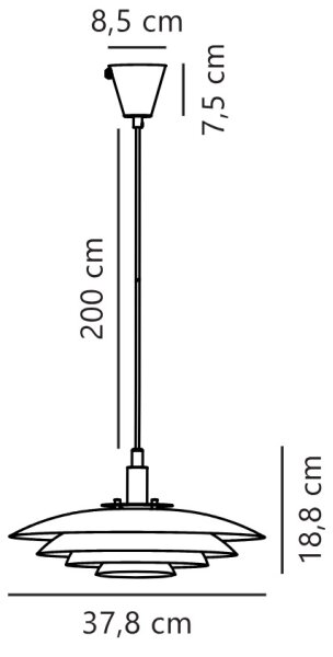 Nordlux - Lestenec na vrvici BRETAGNE 1xG9/25W/230V bela