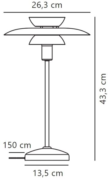 Nordlux - Namizna svetilka CARMEN 1xE14/25W/230V črna