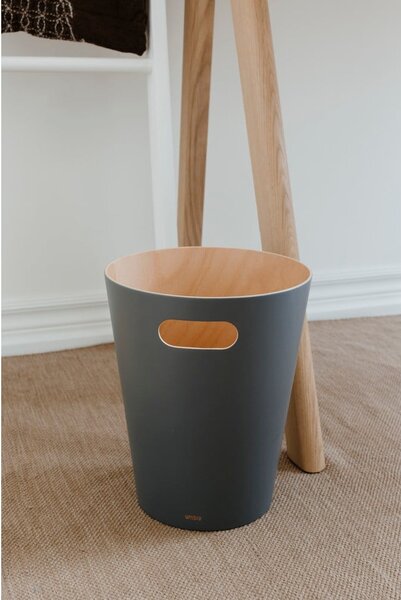 Zelen koš za smeti za pisarno 7,5 l Woodrow – Umbra