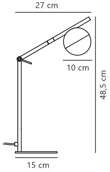 Nordlux - Namizna svetilka CONTINA 1xG9/5W/230V medenina