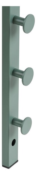 Mentolno zelen kovinski stenski obešalnik 3 cm Trento – House Nordic