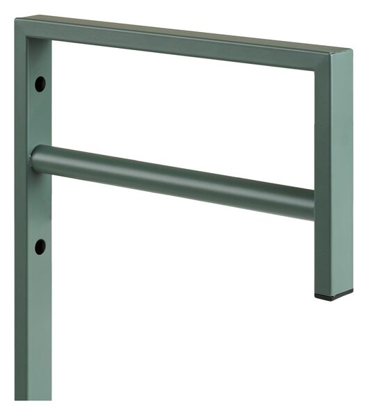 Mentolno zelen kovinski stenski obešalnik 3 cm Trento – House Nordic