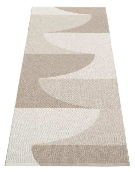 Bež zunanji in notranji tekač 70x180 cm Hill Dark Linen – Pappelina