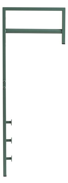 Mentolno zelen kovinski stenski obešalnik 3 cm Trento – House Nordic