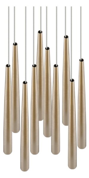 LED viseča svetilka v zlati barvi ø 30 cm Cala – Trio Select