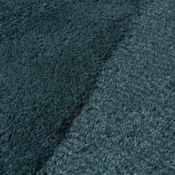Zelenomodra ročno tkana volnena okrogla preproga ø 160 cm Shard Teal – Flair Rugs