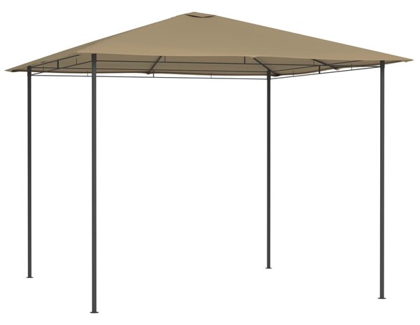 VidaXL Paviljon 3x3x2,6 m taupe 160 g/m²