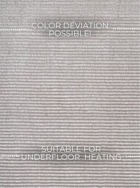 Siva/kremno bela preproga 120x170 cm Perles Dolomite – Elle Decoration
