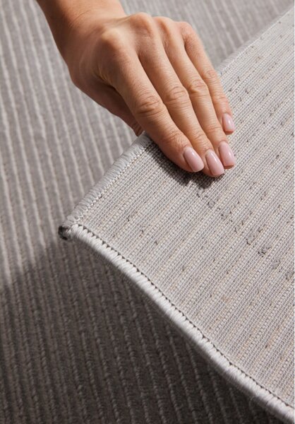Siva/kremno bela preproga 120x170 cm Perles Dolomite – Elle Decoration