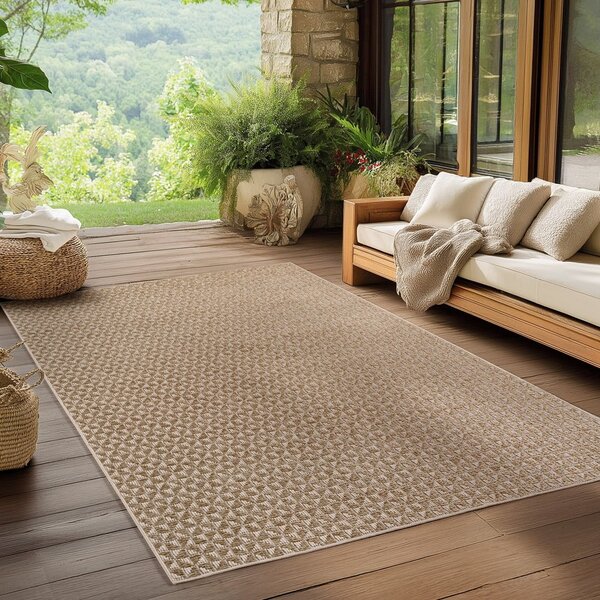 Bež notranja in zunanja preproga 120x170 cm Ibiza 1903 – Ayyildiz Carpets