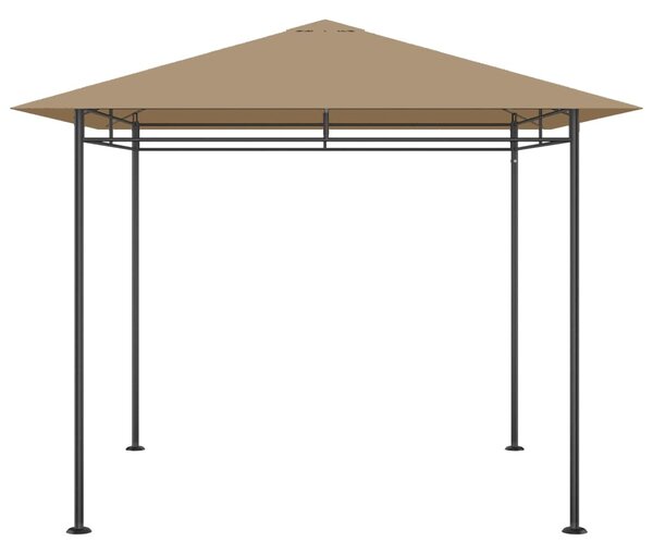 VidaXL Paviljon 3x3x2,7 m taupe 180 g/m²