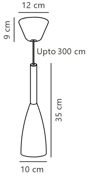 DFTP by Nordlux - Lestenec na vrvici PURE 1xE27/40W/230V bela/oreh