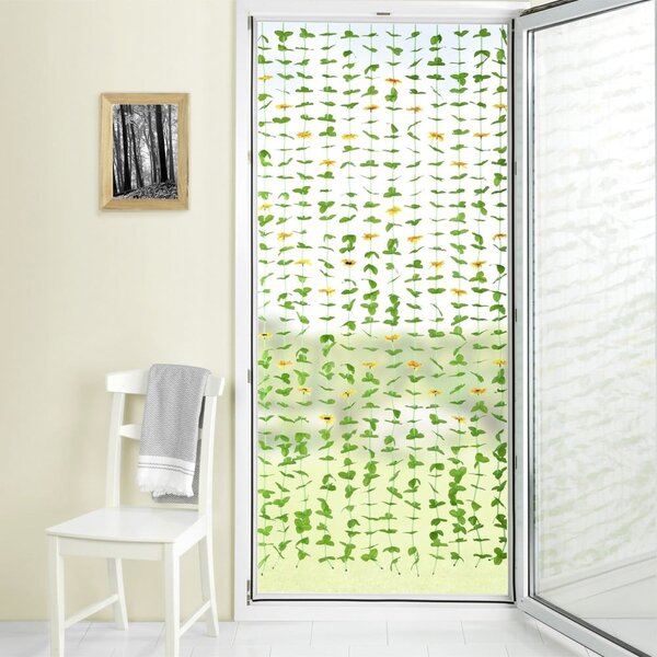Rumena/zelena zavesa za vrata 90x190 cm Sunflowers – Maximex
