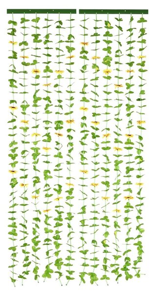 Rumena/zelena zavesa za vrata 90x190 cm Sunflowers – Maximex