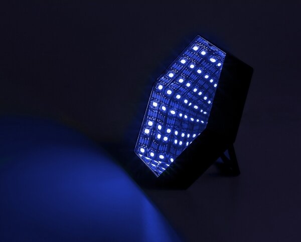 Rabalux 76023 - LED RGB Zatemnitvena namizna svetilka JOCKER LED/1W/5V + Daljinski upravljalnik