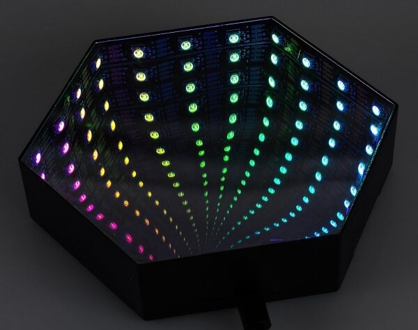 Rabalux 76023 - LED RGB Zatemnitvena namizna svetilka JOCKER LED/1W/5V + Daljinski upravljalnik