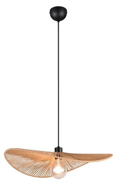 Mat črna viseča svetilka ø 58 cm Laurine – Reality
