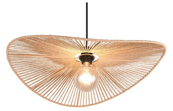 Mat črna viseča svetilka ø 58 cm Laurine – Reality