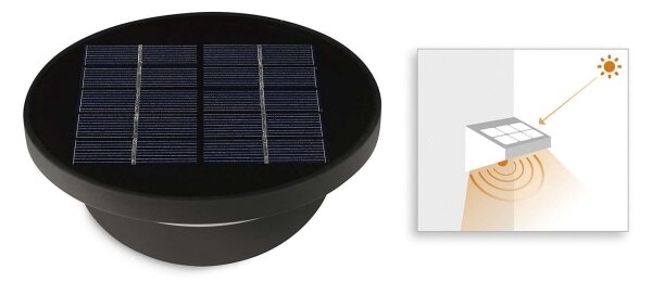 Philips 17808/93/16 - LED Solarna svetilka s senzorjem DUSK 1xLED/1W/3,7V IP44