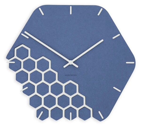 Stenska ura Luxhora Fragmenta Dark Blue 11 barv kazalcev