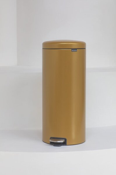 Jeklen koš za smeti s pedalom v zlati barvi 30 l NewIcon – Brabantia