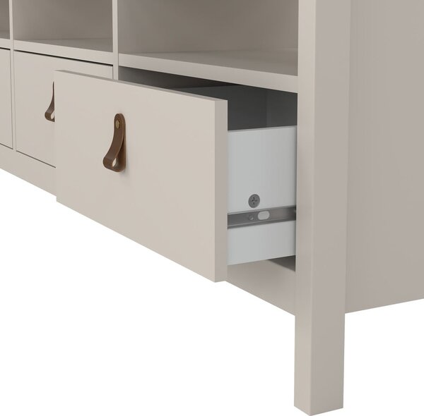 Sivo-bež TV omarica 151x54x38 cm Madrid – Tvilum