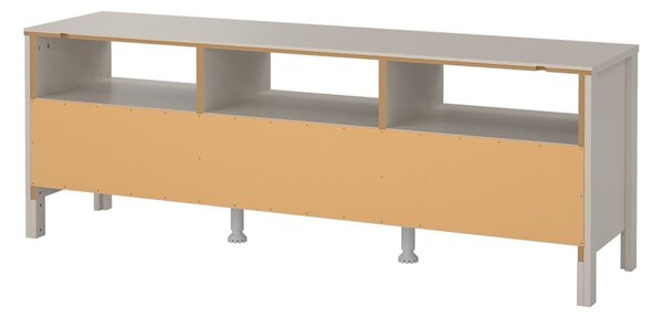 Sivo-bež TV omarica 151x54x38 cm Madrid – Tvilum