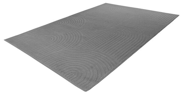 RAVNO TKANA PREPROGA 80/150 cm tkano temno siva
