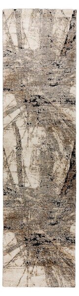 RAVNO TKANA PREPROGA 80/300 cm tkano siva