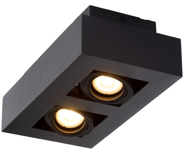 Lucide 09119/11/30 - LED Reflektor XIRAX 2xGU10/5W/230V črna