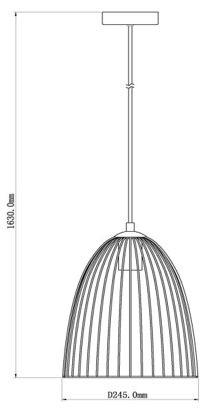 Lucide 74417/01/33 - Lestenec na vrvici MACARONS 1xE27/40W/230V pr. 24,5 cm zelena