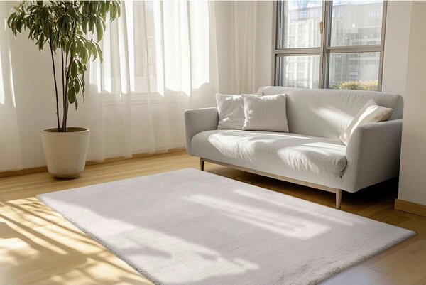 PREPROGA Z VISOKIM FLOROM 80/150 cm tkano siva