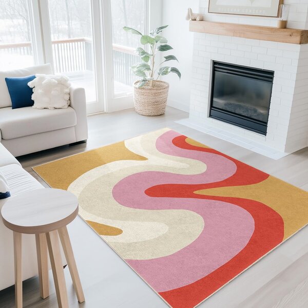 Rumen/rožnat pralen tekač 60x230 cm Raspberry Creamsicle – Mila Home