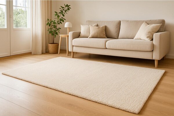 PREPROGA Z VISOKIM FLOROM 80/150 cm tkano slonova kost